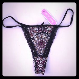 Geometric Panty T-back style size M
